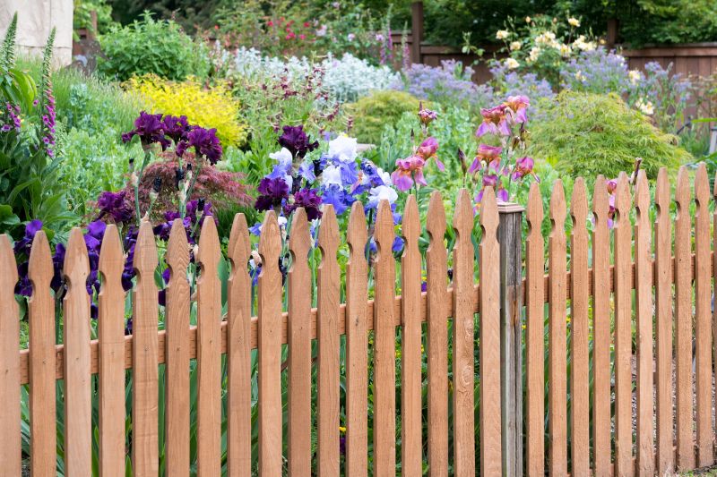 Wood Picket Fence Installation